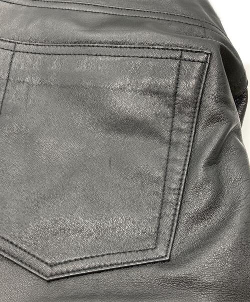 COMME CA DU MODE MEN（コムサデモードメン）COMME CA DU MODE MEN (コムサデモードメン) レザーパンツ ブラック サイズ:Sの古着・服飾アイテム
