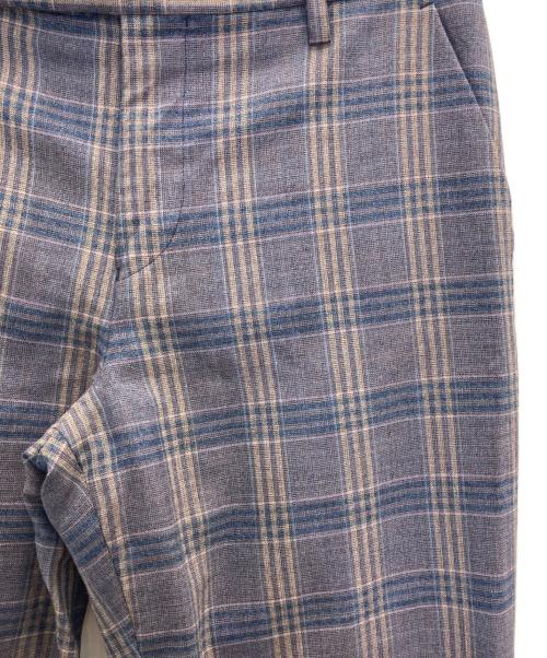 PAUL SMITH（ポールスミス）PAUL SMITH (ポールスミス) ウールチェックパンツ パープル サイズ:Sの古着・服飾アイテム