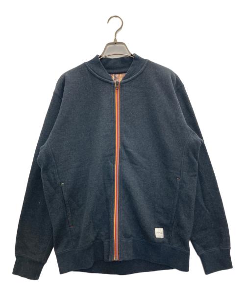 PAUL SMITH（ポールスミス）Paul Smith (ポールスミス) スウェットブルゾン ネイビー サイズ:Ⅿの古着・服飾アイテム