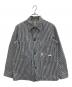 HEAD LIGHT（ヘッド ライト）の古着「11oz. EXPRESS STRIPE WW II WORK COAT」｜ホワイト×インディゴ