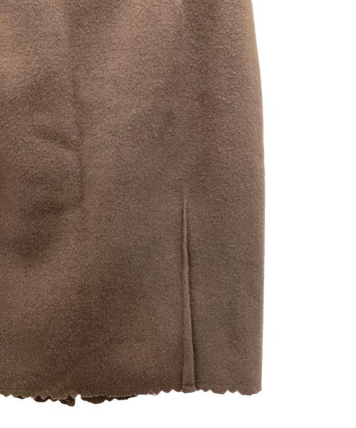 Christian Dior（クリスチャン ディオール）Christian Dior (クリスチャン ディオール) wool mini skirt ブラウン サイズ:40の古着・服飾アイテム