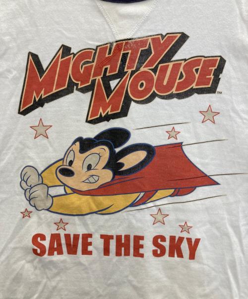 TOYS MCCOY（トイズマッコイ）TOYS MCCOY (トイズマッコイ) MIGHTY MOUSE Tシャツ ホワイト サイズ:不明の古着・服飾アイテム