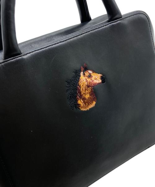 ear PAPILLONNER（イアパピヨネ）ear PAPILLONNER (イアパピヨネ) 2WAYバッグ ブラックの古着・服飾アイテム