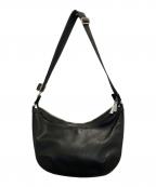 aniaryアニアリ）の古着「レザーショルダーバッグ」｜ブラック