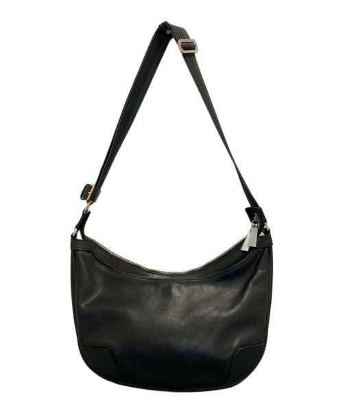 aniary（アニアリ）aniary (アニアリ) レザーショルダーバッグ ブラックの古着・服飾アイテム