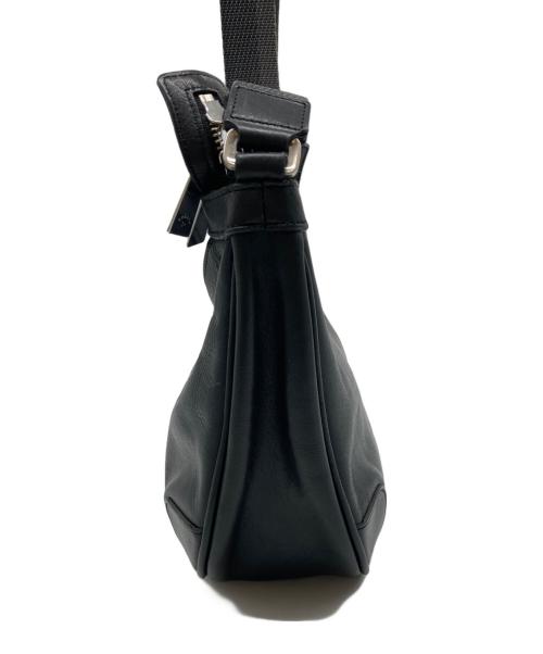 aniary（アニアリ）aniary (アニアリ) レザーショルダーバッグ ブラックの古着・服飾アイテム