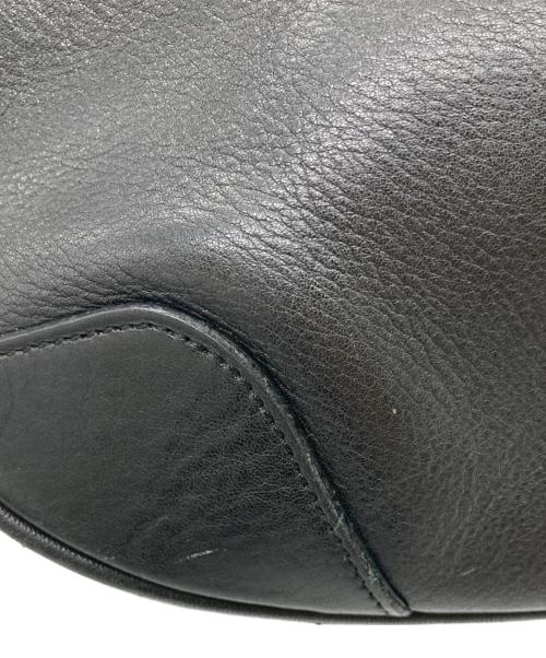 aniary（アニアリ）aniary (アニアリ) レザーショルダーバッグ ブラックの古着・服飾アイテム