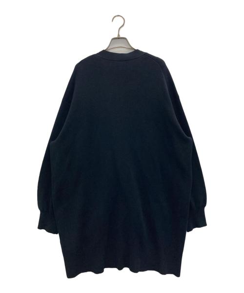 DRESSTERIOR（ドレステリア）DRESSTERIOR (ドレステリア) 接結ビッグカーディガン ネイビー サイズ:38の古着・服飾アイテム
