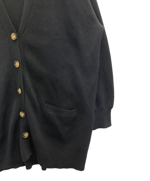 DRESSTERIOR（ドレステリア）DRESSTERIOR (ドレステリア) 接結ビッグカーディガン ネイビー サイズ:38の古着・服飾アイテム