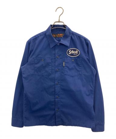 SCHOTT ショット　アイスブルー ワークシャツ　希少 3025005130153440_01_2879w.jpeg