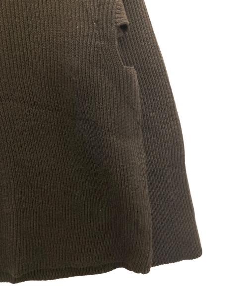 UNFIL（アンフィル）UNFIL (アンフィル) bluefaced leicester bottle neck sweater wheat ブラック サイズ:1の古着・服飾アイテム