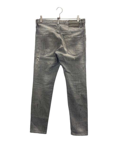 DSQUARED2（ディースクエアード）DSQUARED2 (ディースクエアード) SKATER JEAN グレー サイズ:48の古着・服飾アイテム