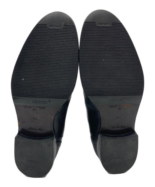 LOUIS VUITTON（ルイ ヴィトン）LOUIS VUITTON (ルイ ヴィトン) サイドゴアブーツ ブラック サイズ:6 1/2の古着・服飾アイテム