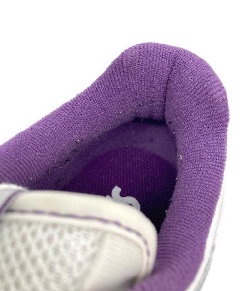asics（アシックス）asics (アシックス) Needles (ニードルズ) ローカットスニーカー ホワイト×パープル サイズ:26の古着・服飾アイテム