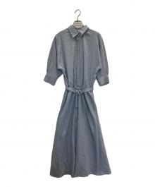 CADUNE（カデュネ）の古着「セミフレアワンピース」｜ブルー