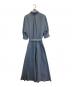 CADUNE (カデュネ) セミフレアワンピース ブルー サイズ:36：5000円