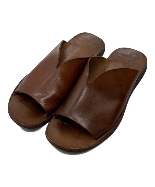 brador（ブラドール）brador (ブラドール) レザーサンダル ブラウン サイズ:SIZE40の古着・服飾アイテム