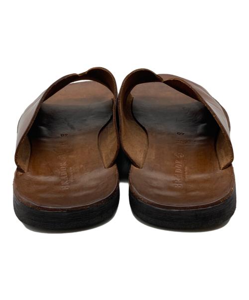 brador（ブラドール）brador (ブラドール) レザーサンダル ブラウン サイズ:SIZE40の古着・服飾アイテム