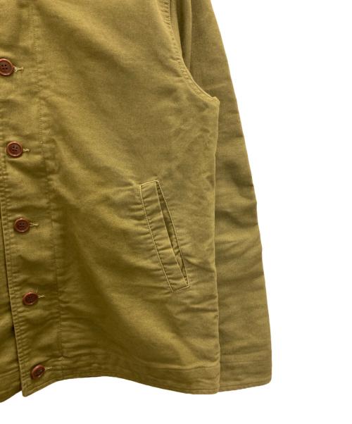 OKONKWO（オコンクウォ）OKONKWO (オコンクウォ) モールスキンジャケット オリーブ サイズ:Sの古着・服飾アイテム