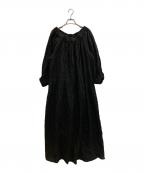 Col Pierrotコルピエロ）の古着「リネンワンピース」｜ブラック