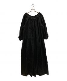 Col Pierrot（コルピエロ）の古着「リネンワンピース」｜ブラック