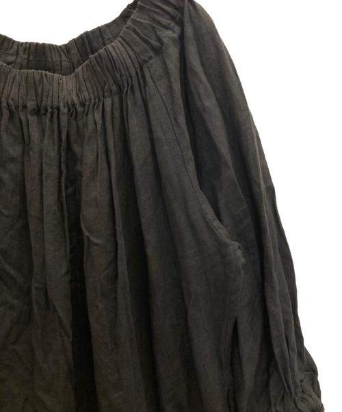 Col Pierrot（コルピエロ）Col Pierrot (コルピエロ) リネンワンピース ブラック サイズ:表記なしの古着・服飾アイテム