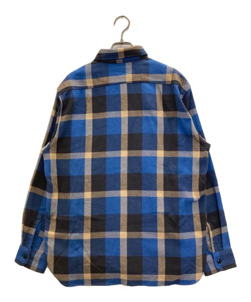 SUGAR CANE（シュガーケーン）SUGAR CANE (シュガーケーン) TWILL CHECK WORK SHIRT ブルー サイズ:Ⅿの古着・服飾アイテム