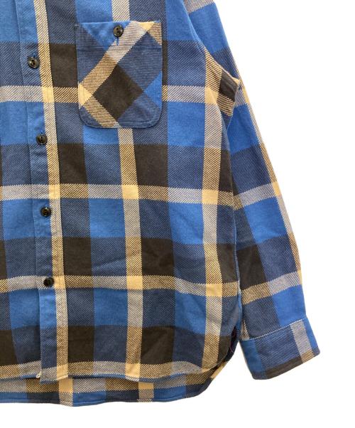 SUGAR CANE（シュガーケーン）SUGAR CANE (シュガーケーン) TWILL CHECK WORK SHIRT ブルー サイズ:Ⅿの古着・服飾アイテム