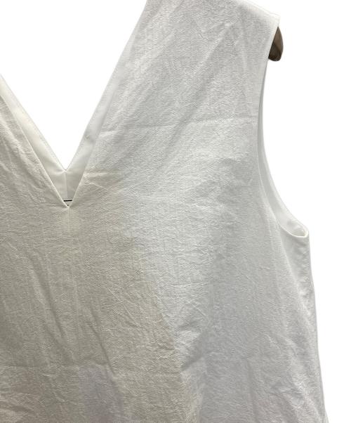 BEIGE（ベイジ）BEIGE (ベイジ) コットンN/S OP ホワイト サイズ:4の古着・服飾アイテム
