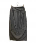 ARPEGE STORYアルページュストーリー）の古着「ハイウエストリボンコクーンスカート」｜グレー