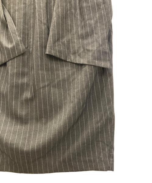 ARPEGE STORY（アルページュストーリー）Arpege story (アルページュストーリー) ハイウエストリボンコクーンスカート グレー サイズ:Ⅿの古着・服飾アイテム