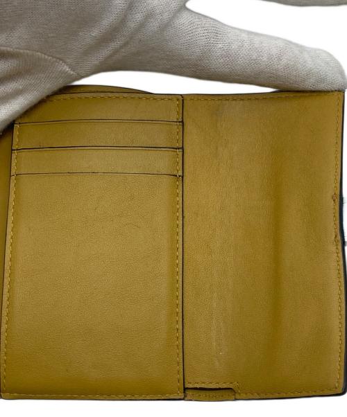 LOEWE（ロエベ）LOEWE (ロエベ) バーティカルスモールウォレット ブラウン×ブルーの古着・服飾アイテム
