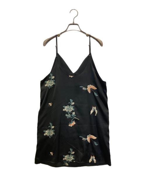 Omekashi（オメカシ）Omekashi (オメカシ) レイヤードキャミチュニック ブラック サイズ:FREEの古着・服飾アイテム