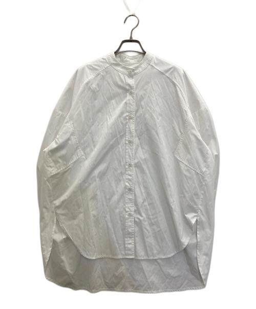 machatt（マチャット）machatt (マチャット) スタンドカラーシャツ ホワイト サイズ:FREEの古着・服飾アイテム