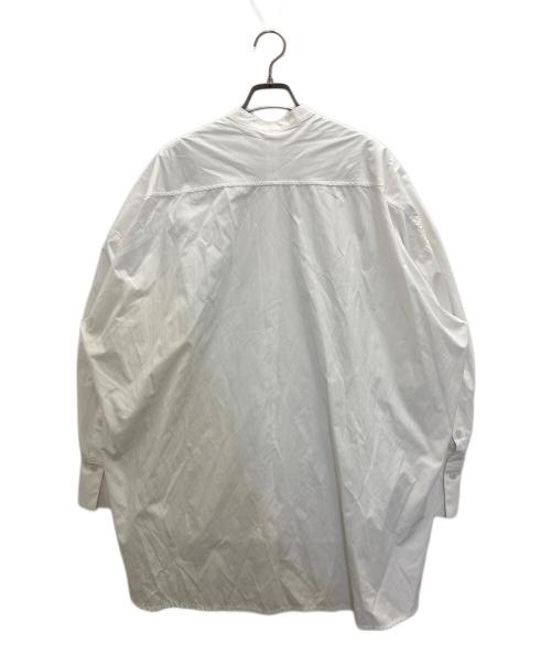 machatt（マチャット）machatt (マチャット) スタンドカラーシャツ ホワイト サイズ:FREEの古着・服飾アイテム