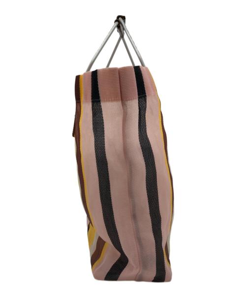 MARNI（マルニ）MARNI (マルニ) フラワーカフェトートバッグ ピンクの古着・服飾アイテム