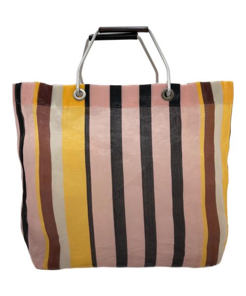 MARNI（マルニ）MARNI (マルニ) フラワーカフェトートバッグ ピンクの古着・服飾アイテム