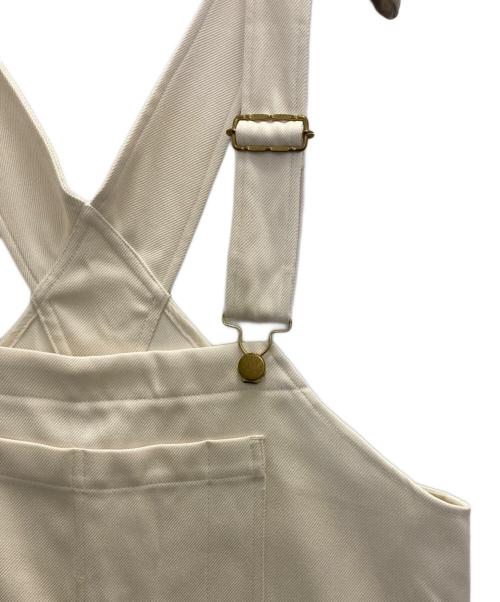 Whim Gazette（ウィムガゼット）Whim Gazette (ウィムガゼット) カルゼサロペット アイボリー サイズ:FREEの古着・服飾アイテム