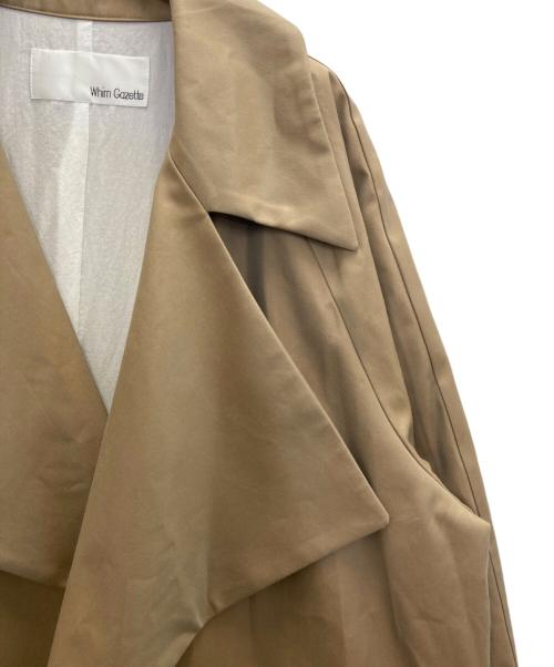 Whim Gazette（ウィムガゼット）Whim Gazette (ウィムガゼット) シャンブレーツイルコート ベージュ サイズ:FREEの古着・服飾アイテム