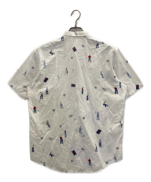 PAPAS（パパス）PAPAS (パパス) 半袖シャツ ホワイト サイズ:Mの古着・服飾アイテム
