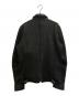 nano・universe (ナノ・ユニバース) シングルライダースジャケット ブラック サイズ:Ⅼ：6000円