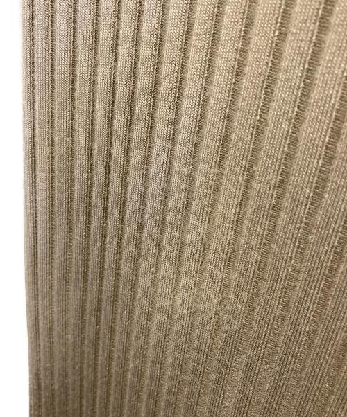 Whim Gazette（ウィムガゼット）Whim Gazette (ウィムガゼット) ニットフィットスカート ベージュ サイズ:freeの古着・服飾アイテム