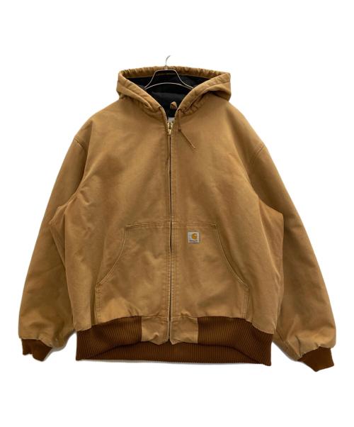 CarHartt（カーハート）CarHartt (カーハート) 00s  DUCK QUILTED FLANNEL ACTIVE JACKET カーハートブラウン サイズ:XLの古着・服飾アイテム