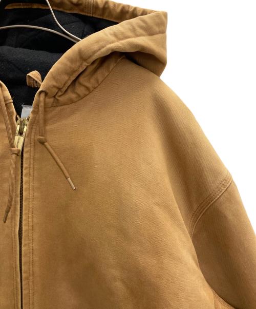 CarHartt（カーハート）CarHartt (カーハート) 00s  DUCK QUILTED FLANNEL ACTIVE JACKET カーハートブラウン サイズ:XLの古着・服飾アイテム