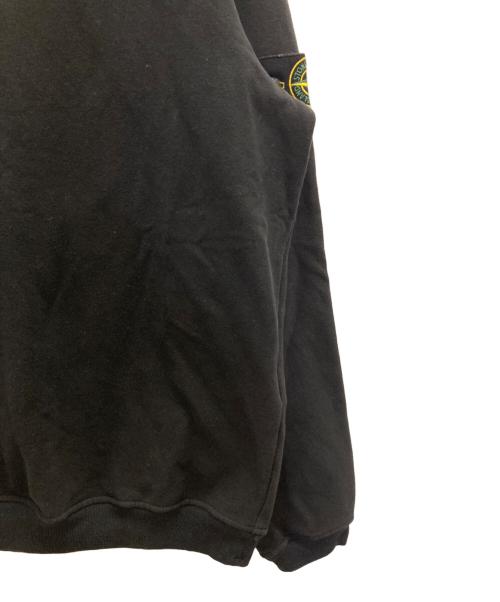 STONE ISLAND（ストーンアイランド）STONE ISLAND (ストーンアイランド) ロゴワッペン クルーネックスウェット ブラック サイズ:Ⅿの古着・服飾アイテム