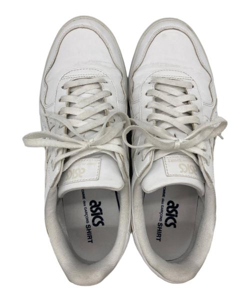 asics（アシックス）asics (アシックス) COMME des GARCONS SHIRT (コムデギャルソンシャツ) ローカットスニーカー ホワイト サイズ:26.5cmの古着・服飾アイテム