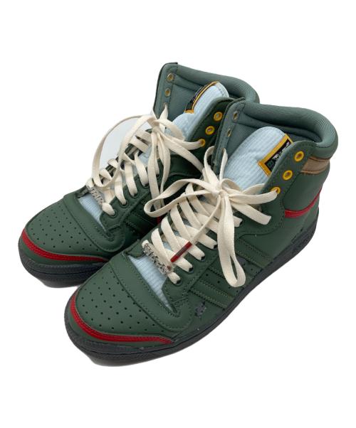 adidas（アディダス）adidas (アディダス) STAR WARS (スターウォーズ) ハイカットスニーカー グリーン サイズ:27.5cmの古着・服飾アイテム