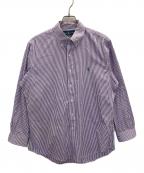 POLO RALPH LAURENポロ・ラルフローレン）の古着「ストライプシャツ」｜パープル