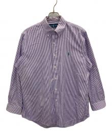 POLO RALPH LAUREN（ポロ・ラルフローレン）の古着「ストライプシャツ」｜パープル