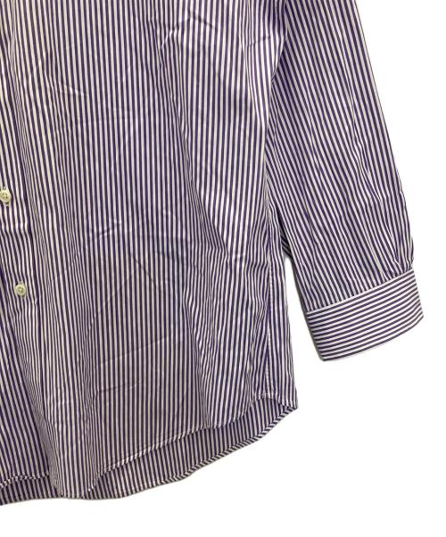 POLO RALPH LAUREN（ポロ・ラルフローレン）POLO RALPH LAUREN (ポロ・ラルフローレン) ストライプシャツ パープル サイズ:16 1/2の古着・服飾アイテム